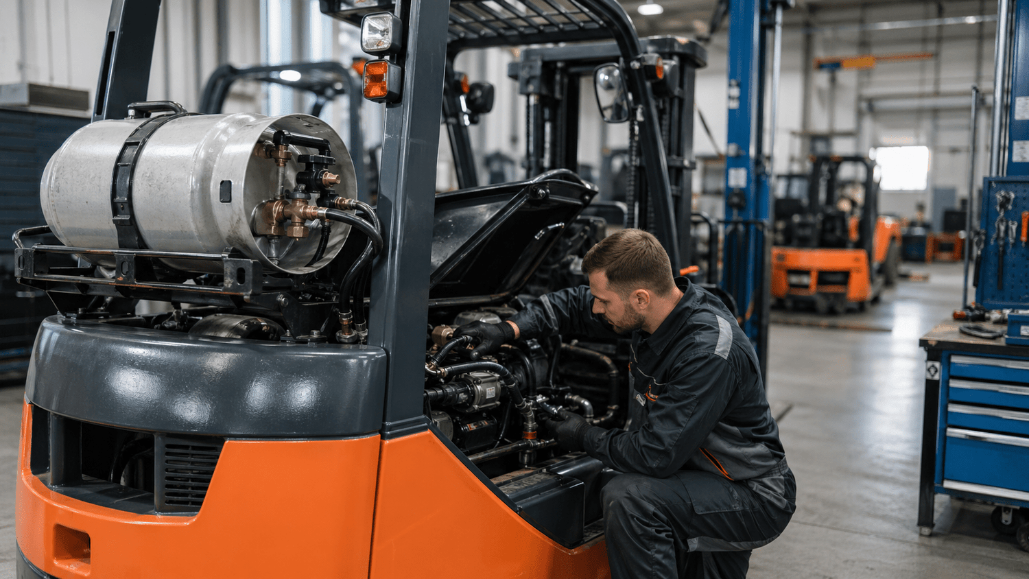 Instalacje LPG w wózkach widłowych – praktyczne rozwiązanie, które wymaga odpowiedzialnego serwisu - HELI POLSKA
