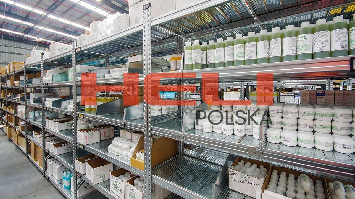 REGAŁ MAGAZYNOWY PREMIUM 20 PÓŁEK | STAL OCYNKOWANA | 4 MODUŁY W RZĘDZIE - HELI POLSKA
